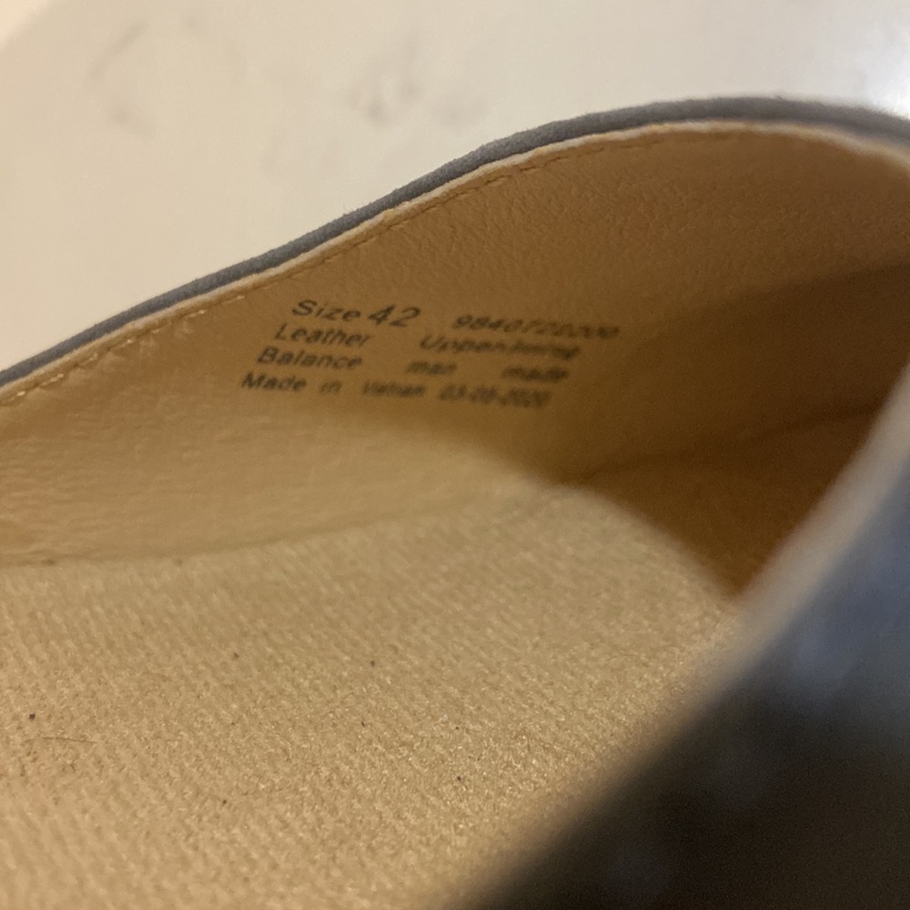 Dansko 'Sam' Leather Mary Jane Clog in Blue Size 42 - Picture 8 of 8
